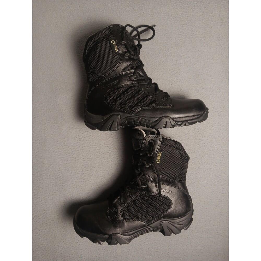 NWOT Bates Tactical Riding Boots Black Woman's Size 8 Side Zip Gore-Tex E02788